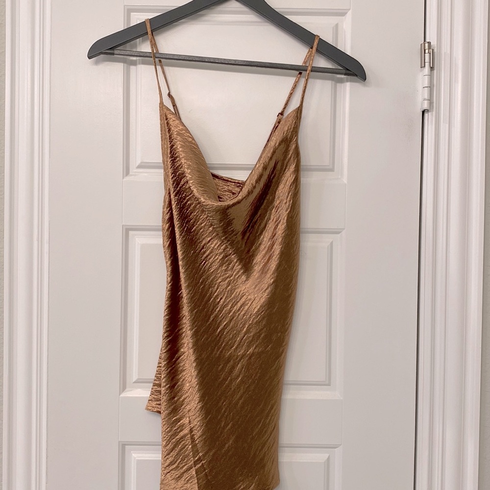 Banana Republic Satin Cowl Neck Top